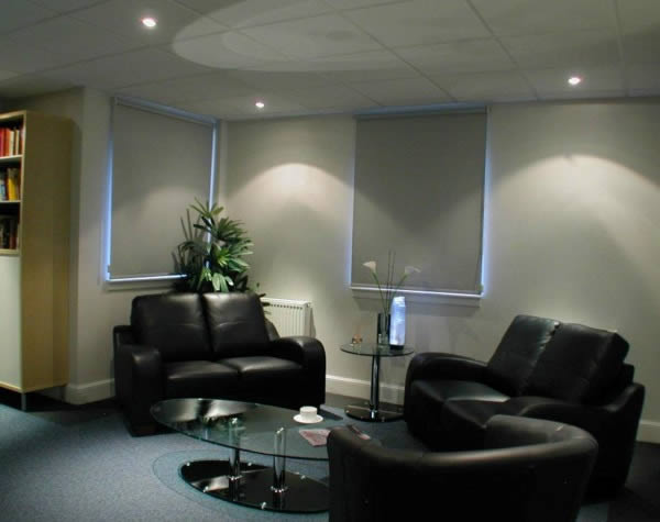 client waiting area of Surety office